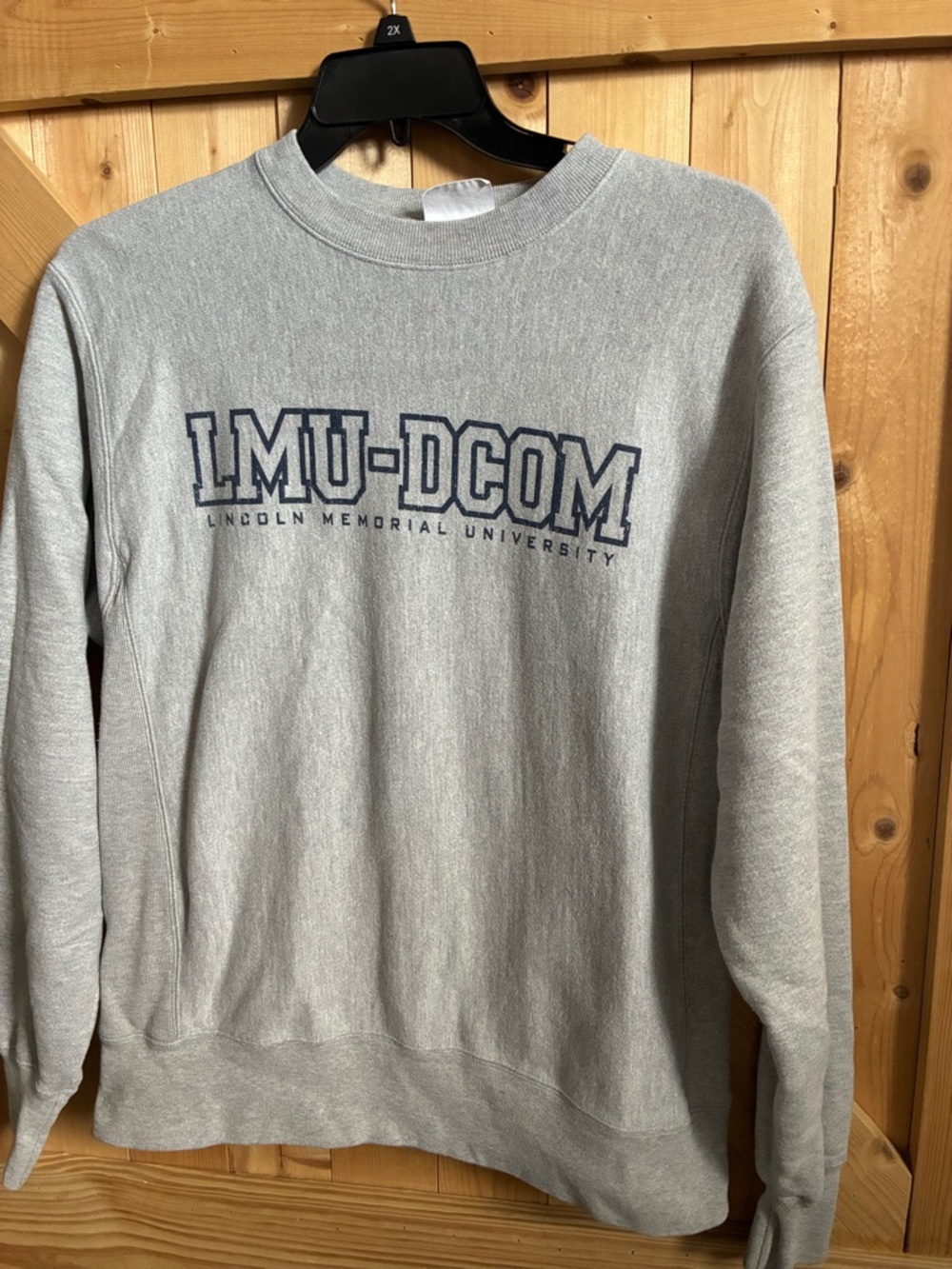 Champion Gray Crewneck Sweatshirt - Lincoln Memorial University